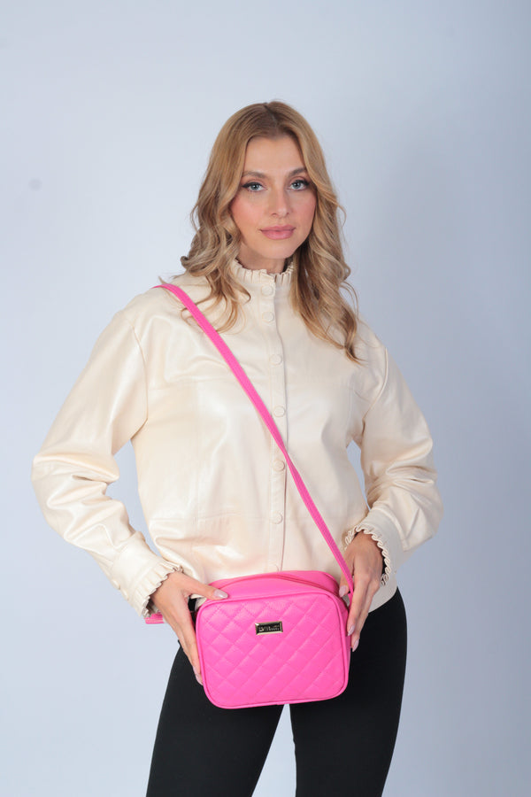 Bolsa Transversal Pequena Barcelona Pink